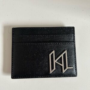 Karl Lagerfeld black cardholder